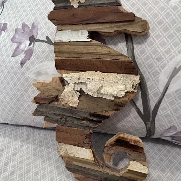 Rustic Seahorse Wall Art Decor Handmade - Picture 2 of 11